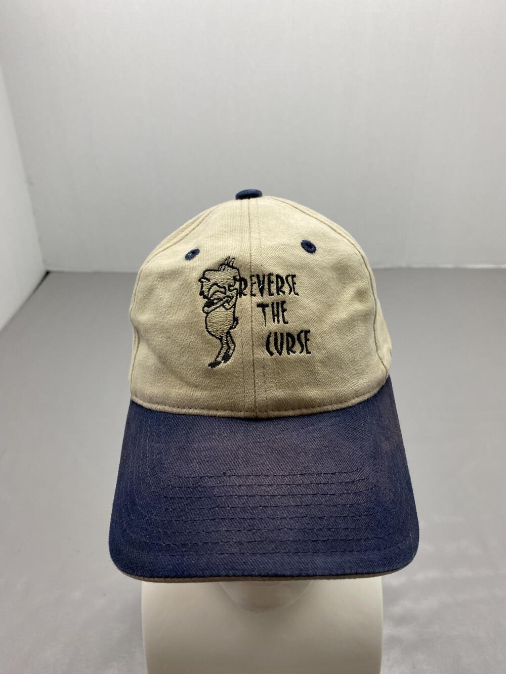 Hat Cap Strap Back One Size Beige Otto Reverse The Curse Embroidered Mens